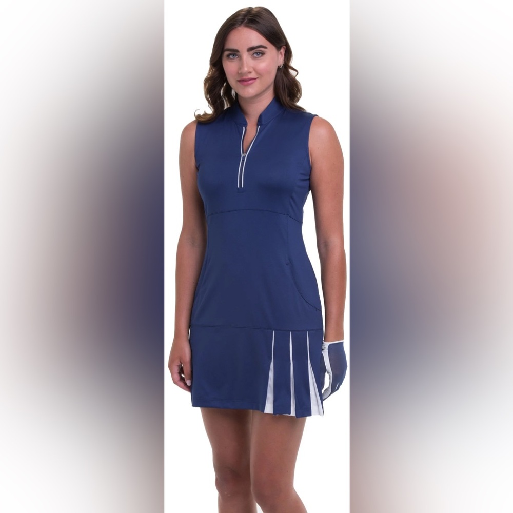 EP Pro Navy Blue Sleeveless Dress